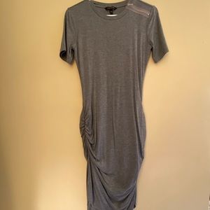 Banana Republic Stretchy Rouched T shirt dress